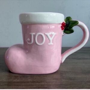 New Pink Joy Christmas Stocking Mug